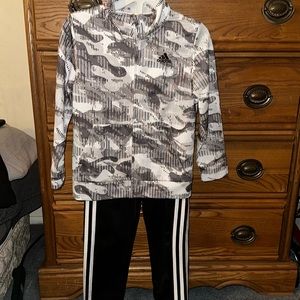 Boys Adidas track set